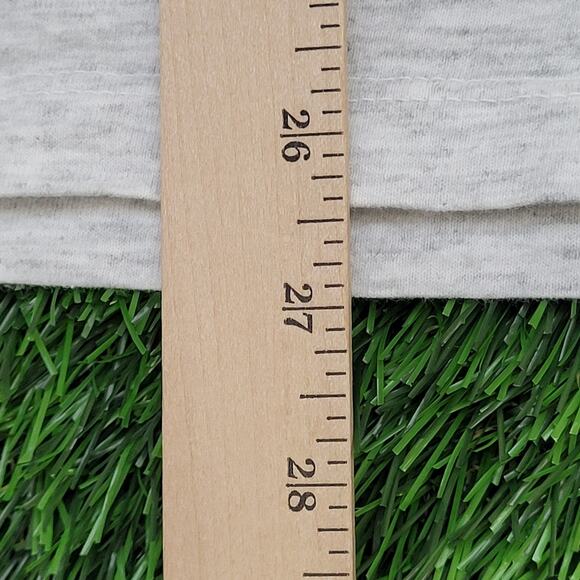 Vintage Funny Christmas Shirt XL 24x27 Boxy Cropped Gray - Picture 6 of 13